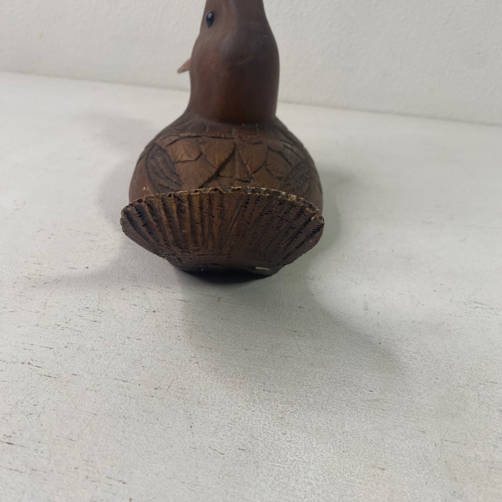 Vintage 1983 Ruddy Duck Decoy Sculpture Dr J.C. Huber Handcrafted Collectible - Picture 3 of 9